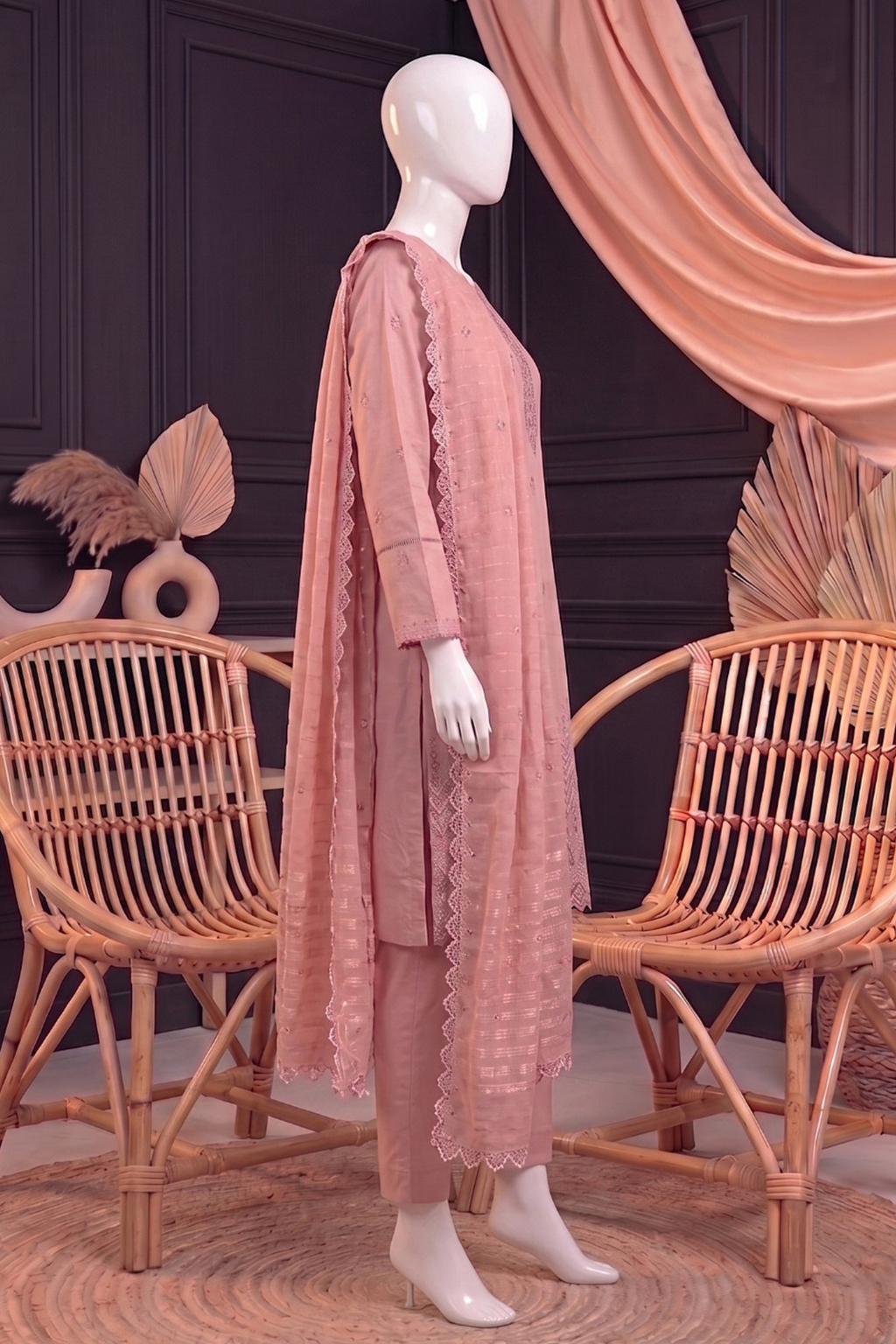 Aaina — 3 Piece Unstitched Suit