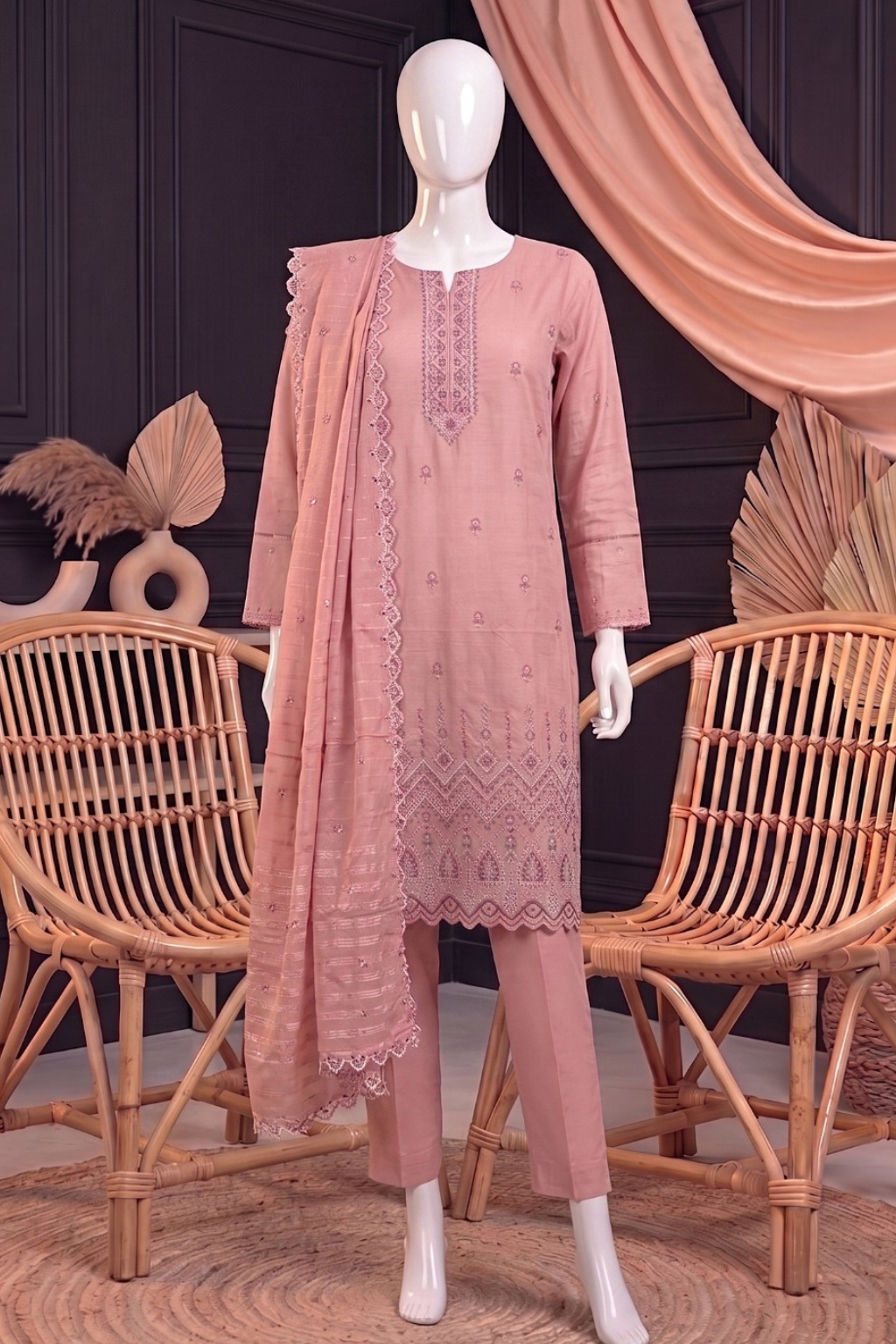 Aaina — 3 Piece Unstitched Suit