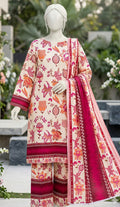 SP 02 -Signature Digital Printed Lawn 3 Piece Unstitched Suit by Utsav
